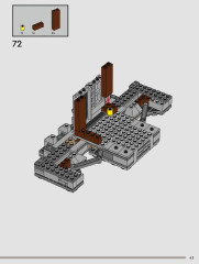 LEGO 76408 instructions page 43 – build guide