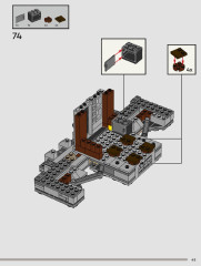 LEGO 76408 instructions page 45 – build guide