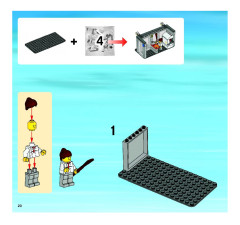 LEGO 7641 instructions page 20 – build guide