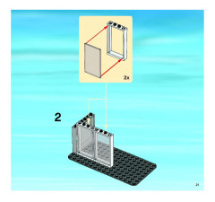 LEGO 7641 instructions page 21 – build guide