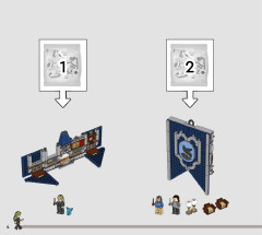 LEGO 76411 instructions page 4 – build guide