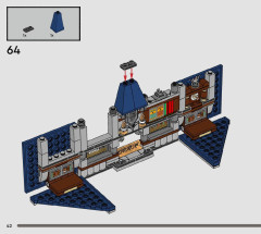 LEGO 76411 instructions page 42 – build guide