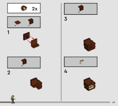 LEGO 76411 instructions page 45 – build guide