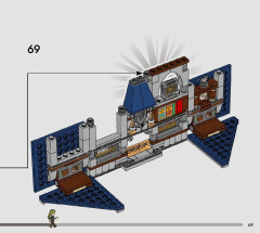 LEGO 76411 instructions page 49 – build guide