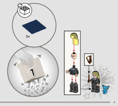 LEGO 76411 instructions page 5 – build guide