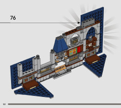 LEGO 76411 instructions page 52 – build guide