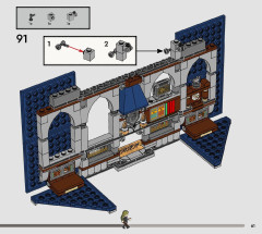 LEGO 76411 instructions page 61 – build guide