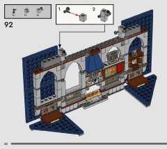LEGO 76411 instructions page 62 – build guide