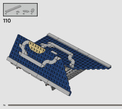 LEGO 76411 instructions page 76 – build guide