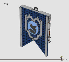 LEGO 76411 instructions page 79 – build guide