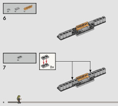 LEGO 76411 instructions page 8 – build guide