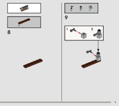 LEGO 76411 instructions page 9 – build guide