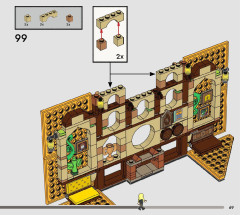 LEGO 76412 instructions page 69 – build guide