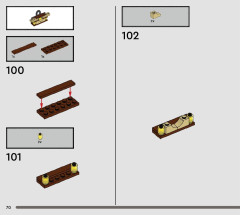 LEGO 76412 instructions page 70 – build guide