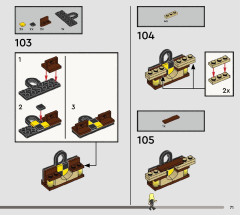 LEGO 76412 instructions page 71 – build guide