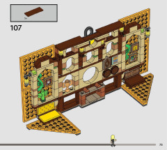 LEGO 76412 instructions page 73 – build guide