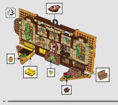 LEGO 76412 instructions page 82 – build guide