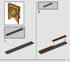 LEGO 76412 instructions page 9 – build guide