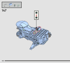 LEGO 76414 instructions page 100 – build guide