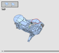 LEGO 76414 instructions page 102 – build guide