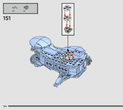 LEGO 76414 instructions page 104 – build guide
