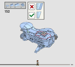 LEGO 76414 instructions page 105 – build guide
