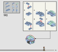 LEGO 76414 instructions page 125 – build guide