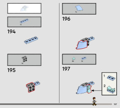 LEGO 76414 instructions page 127 – build guide