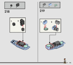 LEGO 76414 instructions page 135 – build guide