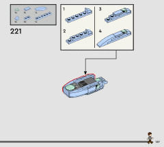 LEGO 76414 instructions page 137 – build guide
