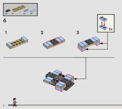 LEGO 76414 instructions page 6 – build guide