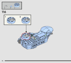 LEGO 76414 instructions page 76 – build guide