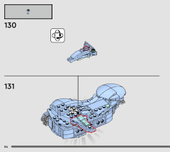 LEGO 76414 instructions page 84 – build guide