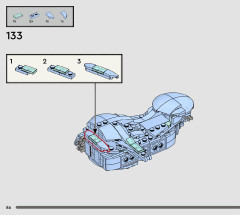 LEGO 76414 instructions page 86 – build guide