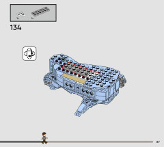 LEGO 76414 instructions page 87 – build guide