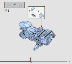 LEGO 76414 instructions page 99 – build guide
