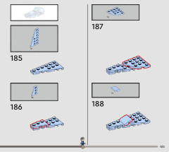 LEGO 76414 instructions page 105 – build guide