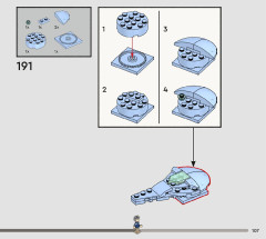 LEGO 76414 instructions page 107 – build guide