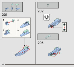 LEGO 76414 instructions page 112 – build guide