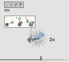 LEGO 76414 instructions page 113 – build guide