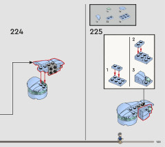 LEGO 76414 instructions page 123 – build guide
