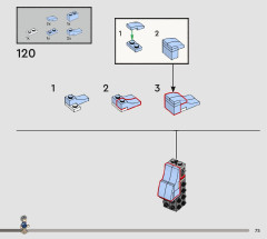 LEGO 76414 instructions page 75 – build guide