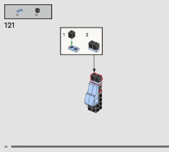 LEGO 76414 instructions page 76 – build guide