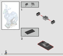 LEGO 76414 instructions page 8 – build guide