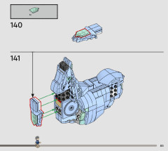 LEGO 76414 instructions page 85 – build guide