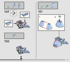 LEGO 76414 instructions page 91 – build guide