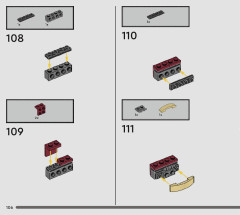 LEGO 76416 instructions page 106 – build guide