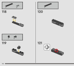 LEGO 76416 instructions page 110 – build guide
