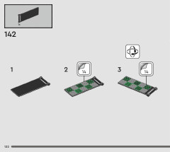 LEGO 76416 instructions page 122 – build guide