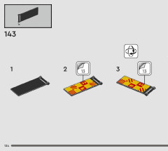 LEGO 76416 instructions page 124 – build guide